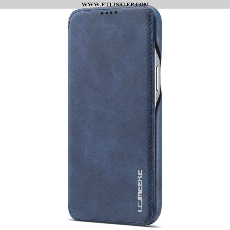 Etui Na Telefon do iPhone 14 Etui Folio Lc.imeeke Efekt Skóry